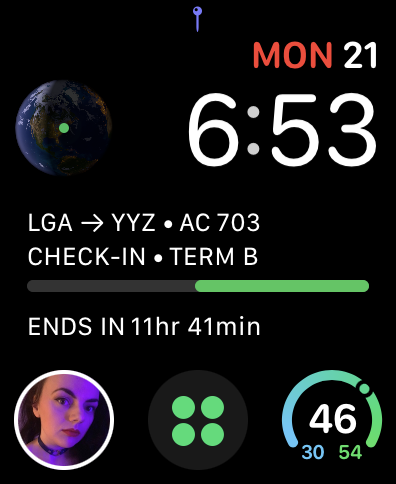 Apple Watch Lock Screen Screenshot